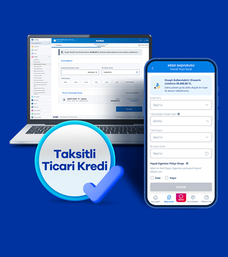 Taksitli Ticari Kredi, Nakit İhtiyacınızda Yanınızda!