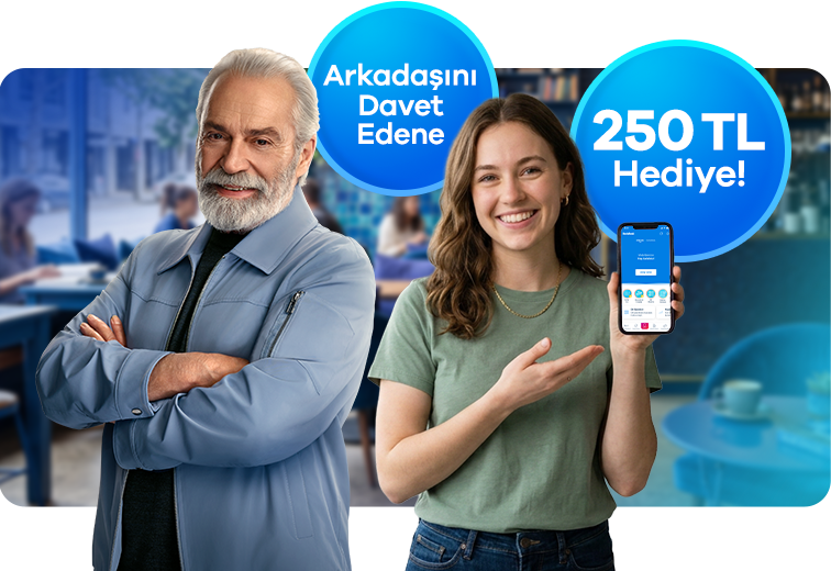 Arkadaşını Davet Edene 250 TL Ödül